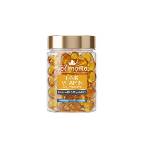 Yesilmarka Haar Vitamine Keratin, Arganoel & Wespenmilch Extrakt 30 Kapseln