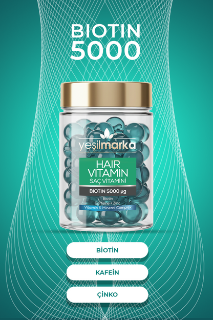 Haar Vitamin Biotin & Zink – Für kräftiges, volles und gesund aussehendes Haar