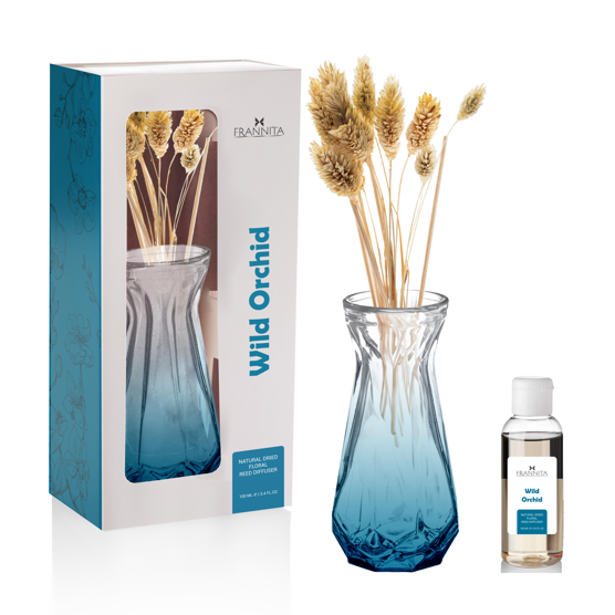 Frannita Raumduft mit Vase Wild Orchidee 100ml